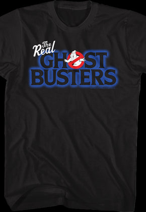Cartoon Logo Real Ghostbusters T-Shirt