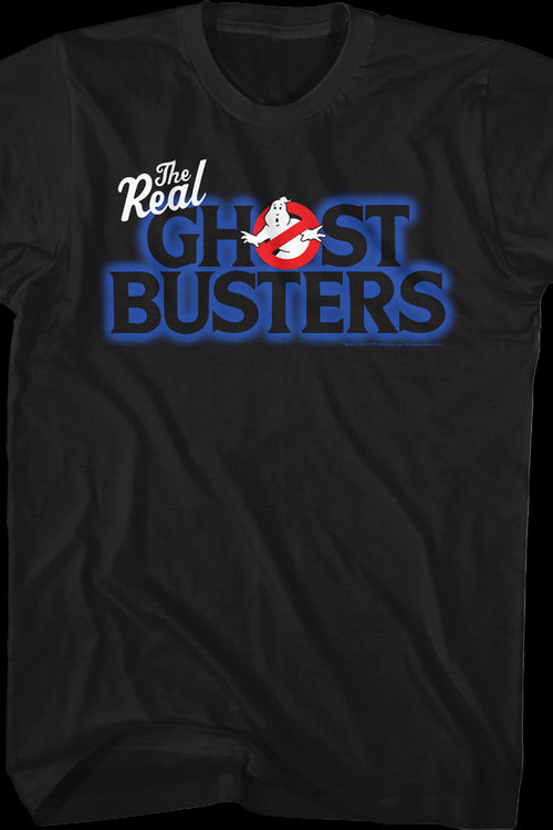 Cartoon Logo Real Ghostbusters T-Shirtmain product image