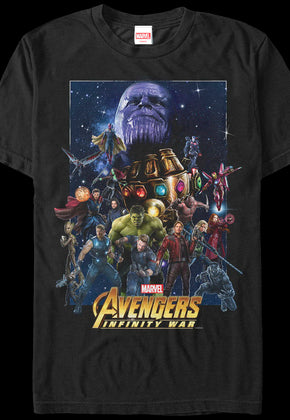 Cast Avengers Infinity War T-Shirt