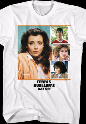 Cast Collage Ferris Bueller's Day Off T-Shirt