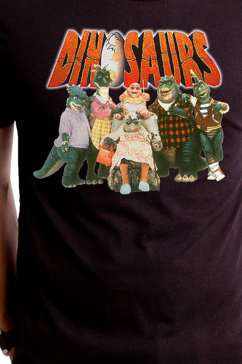 Retro Cast Dinosaurs T-Shirtmain product image