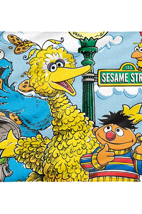 Cast of Sesame Street Towelmain product image