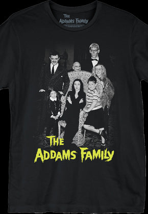 Cast Photo Addams Family T-Shirt