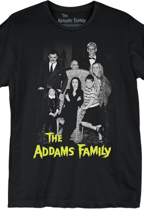 Cast Photo Addams Family T-Shirt