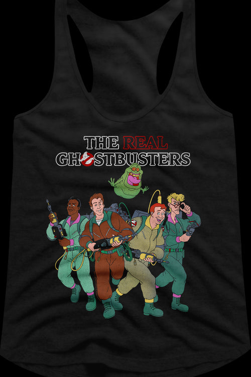 Ladies Cast Real Ghostbusters Racerback Tank Topmain product image