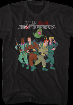 Cast Real Ghostbusters T-Shirt