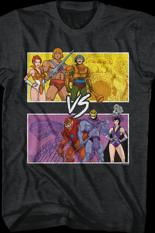 Castle Grayskull vs. Snake Mountain Masters of the Universe T-Shirtmain product image