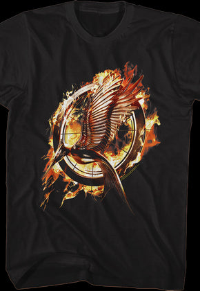 Catching Fire Poster Hunger Games T-Shirt