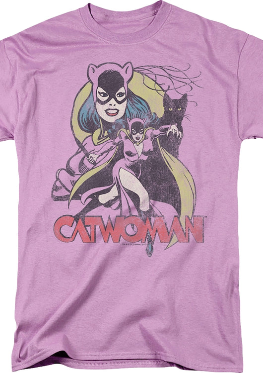 Catwoman Collage DC Comics T-Shirt - main product image