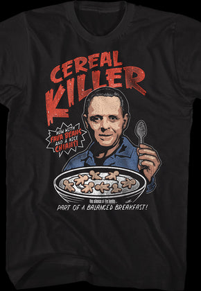 Cereal Killer Silence Of The Lambs T-Shirt