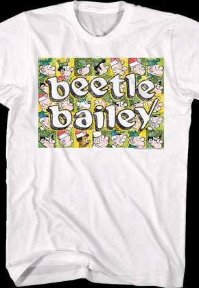 Character Collage Beetle Bailey T-Shirt