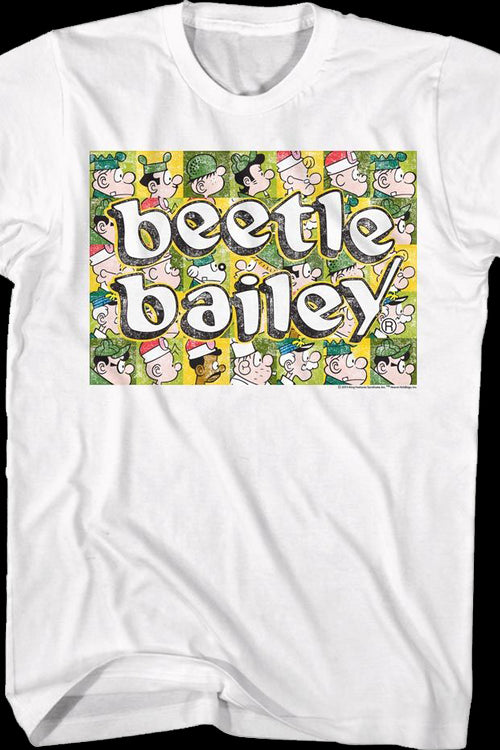 Character Collage Beetle Bailey T-Shirtmain product image
