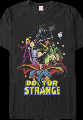 Character Collage Doctor Strange Marvel Comics T-Shirt