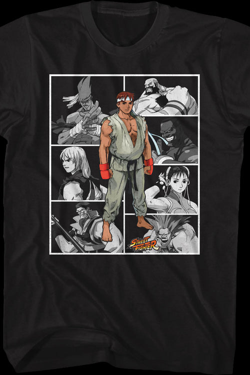 Character Collage Street Fighter T-Shirtmain product image