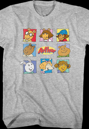 Character Panels Arthur T-Shirt