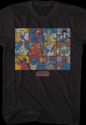 Character Panels Masters of the Universe T-Shirt