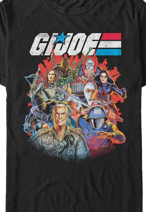 Fifth Sun Characters Collage GI Joe T-Shirt