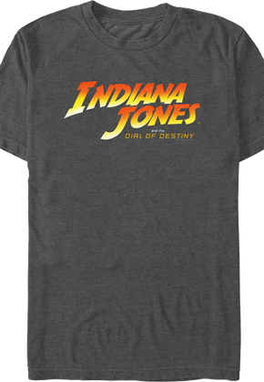 Charcoal Indiana Jones and the Dial of Destiny T-Shirt