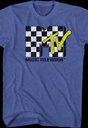 Checkerboard Logo MTV Shirt