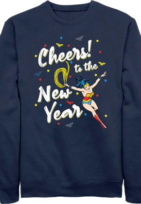 Cheers to the New Year Wonder Woman DC Comics Sweatshirt