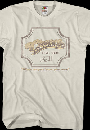 Cheers TV Show Logo T-Shirt