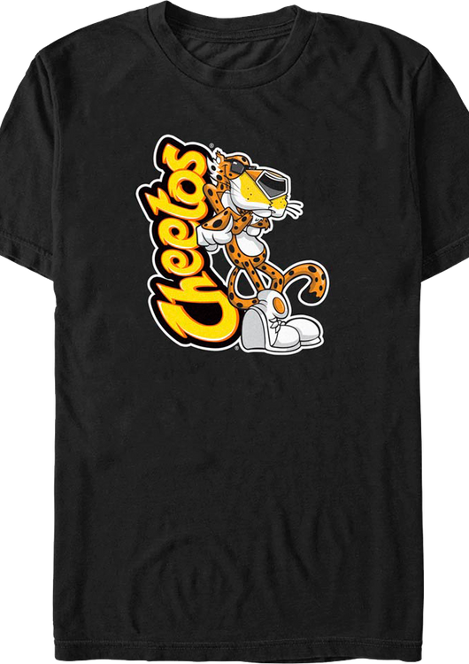 Chester Cheetah Leaning Pose Cheetos T-Shirt - main product image