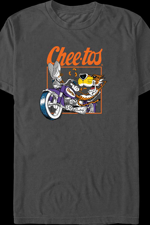 Chester Cheetah Motorcycle Cheetos T-Shirtmain product image
