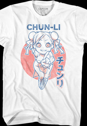 Chibi Chun-Li Street Fighter T-Shirt