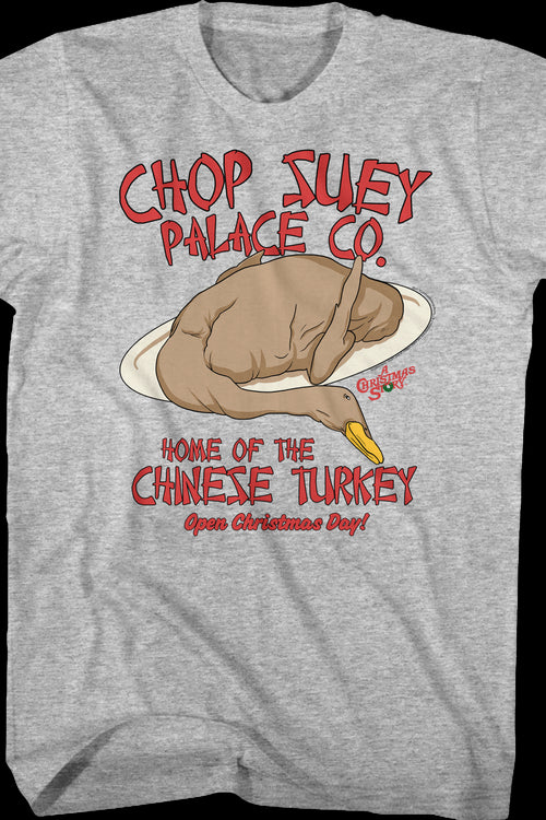 Chinese Turkey Christmas Story T-Shirtmain product image
