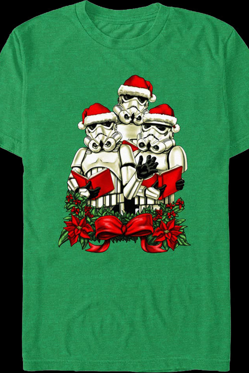 Christmas Caroling Stormertroopers Star Wars T-Shirtmain product image