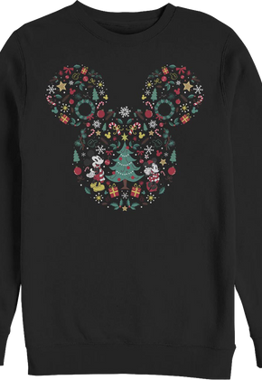 Christmas Design Mickey Mouse Sweatshirt