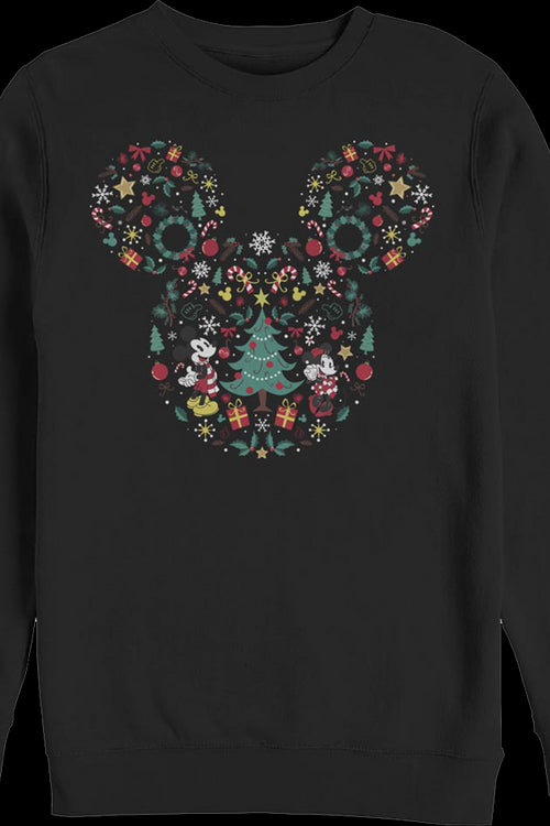 Christmas Design Mickey Mouse Sweatshirtmain product image