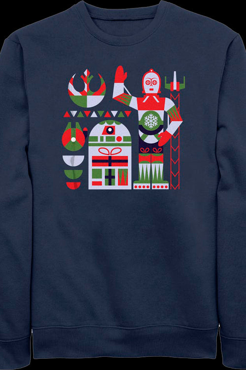 Christmas Droids Star Wars Sweatshirtmain product image