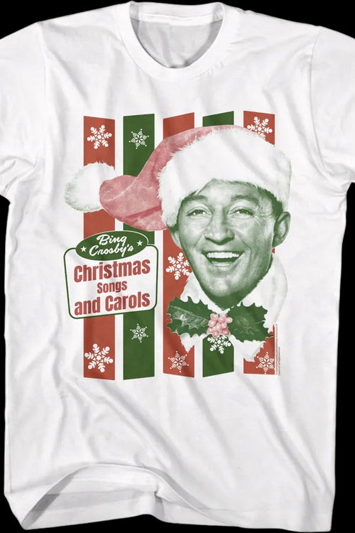 Christmas Songs And Carols Bing Crosby T-Shirtmain product image