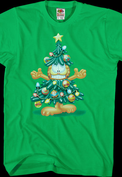 Christmas Tree Garfield T-Shirt