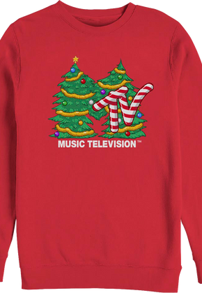 Christmas Tree Logo MTV Sweatshirt