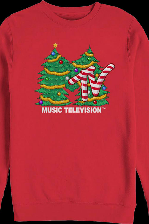 Christmas Tree Logo MTV Sweatshirtmain product image