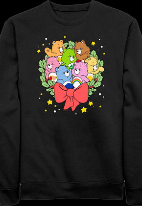 Christmas Wreath Care Bears Sweatshirt