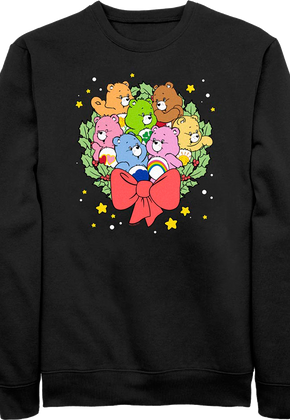 Christmas Wreath Care Bears Sweatshirt