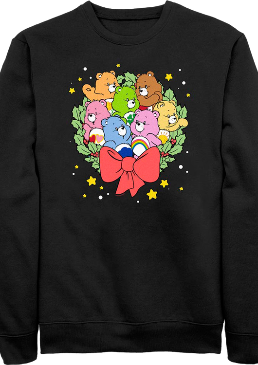 Christmas Wreath Care Bears Sweatshirt - main product image