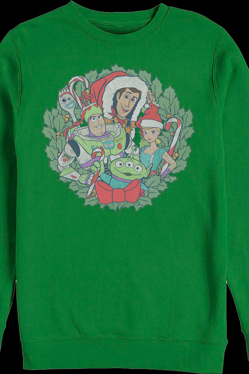 Christmas Wreath Toy Story Sweatshirtmain product image