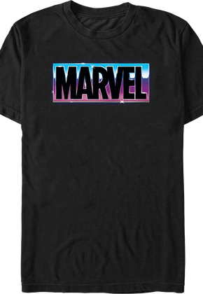 Chrome Logo Marvel Comics T-Shirt