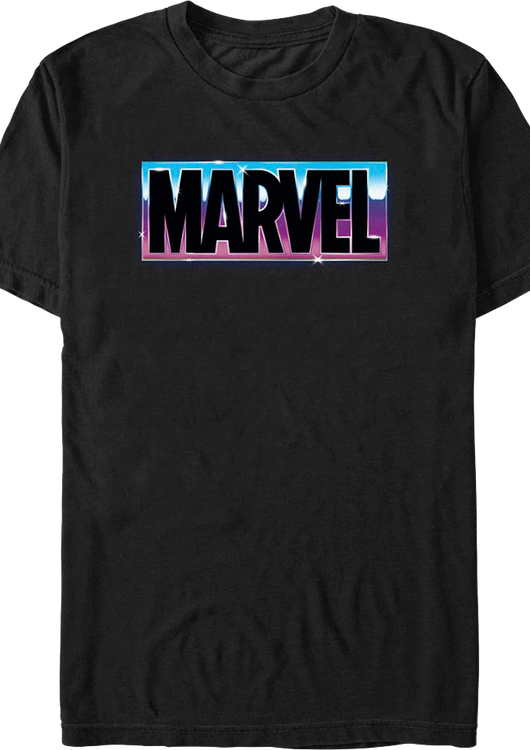 Chrome Logo Marvel Comics T-Shirt - main product image