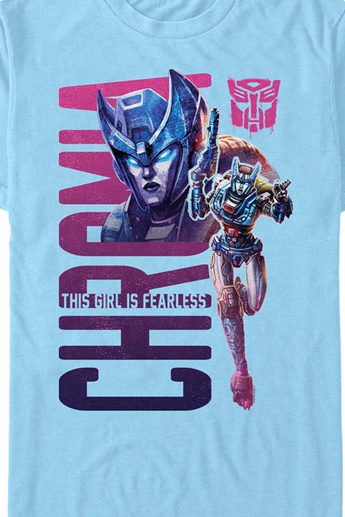 Chromia This Girl Is Fearless Transformers T-Shirtmain product image