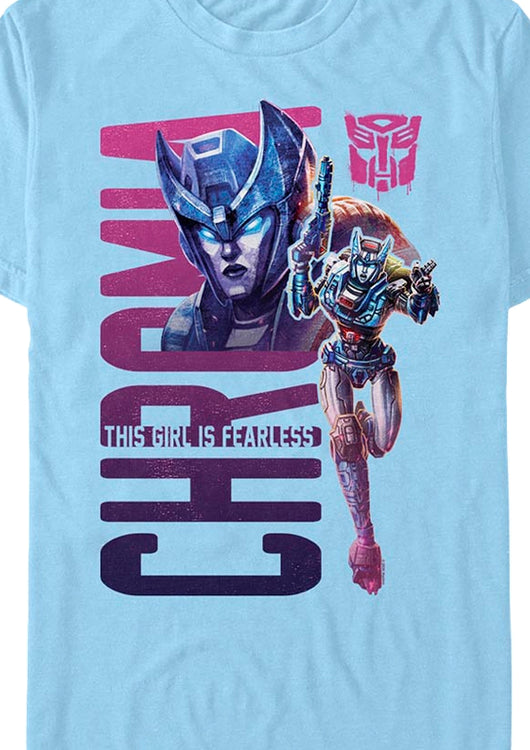 Chromia This Girl Is Fearless Transformers T-Shirt - main product image