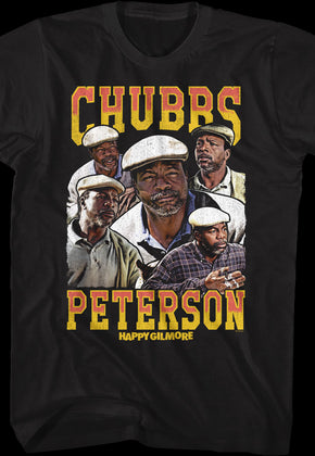 Chubbs Peterson Collage Happy Gilmore T-Shirt