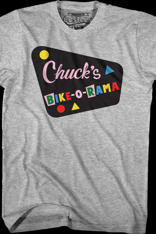 Chuck's Bike-O-Rama Pee-Wee's Big Adventure T-Shirtmain product image