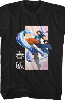 Chun-Li Hyakuretsukyaku Street Fighter T-Shirt