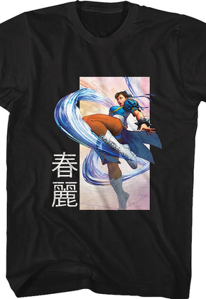 Chun-Li Hyakuretsukyaku Street Fighter T-Shirt