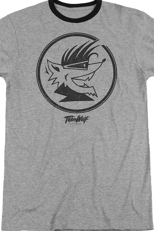 Circle Logo Teen Wolf Ringer Shirtmain product image